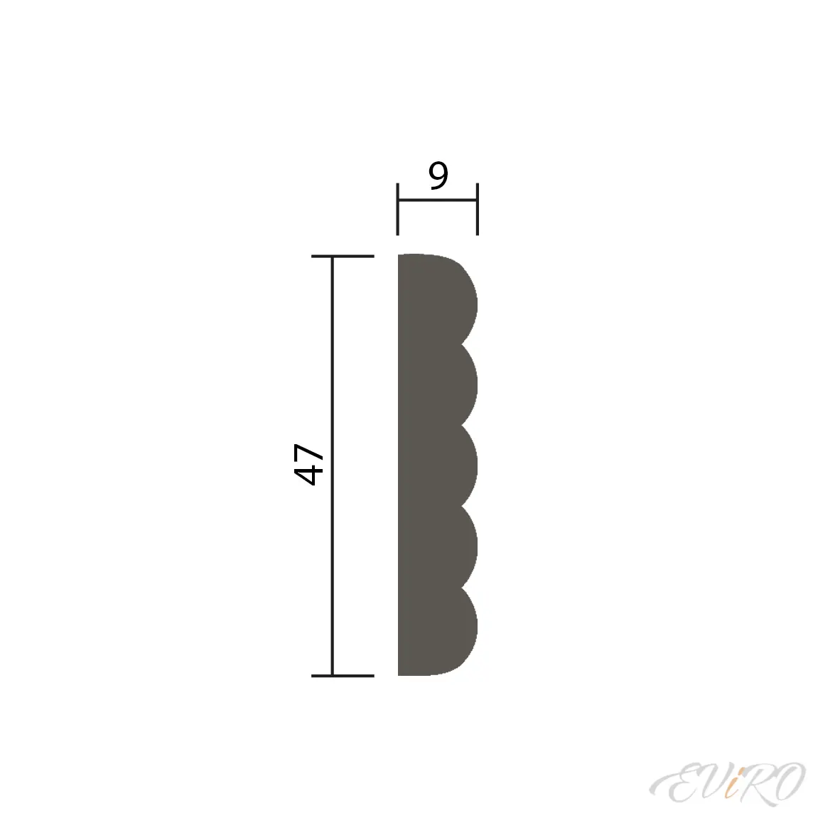 Молдинг EViRO Модель 1.51.356