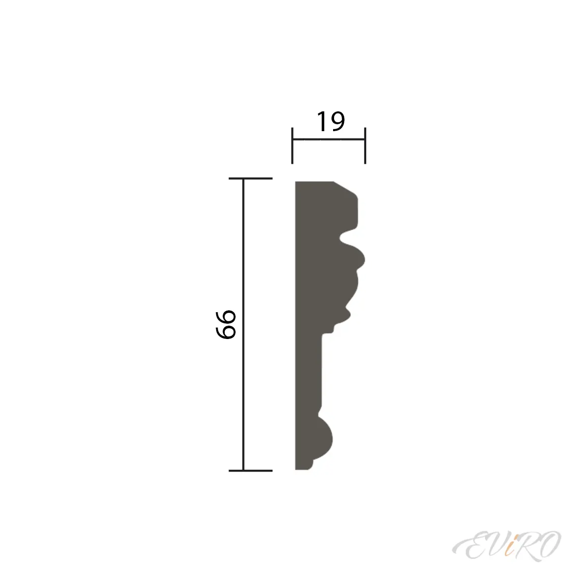 Молдинг EViRO Модель 1.51.314